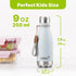 Bottle-9 oz Kids Water Stainless Steel Vacuum Insulated Small Water Bottle for Kids,Cola Shape Sports Water Flask Leak