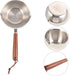 Small Stainless Steel Pot for Sauce Camping Pot Mini Saucepan Grill Basting Pot Milk Sauce Pot Barbecue Pot Multipurpose Sauce Pan Chai Pot Induction Baby Melting Pot Wood by BIUDECO