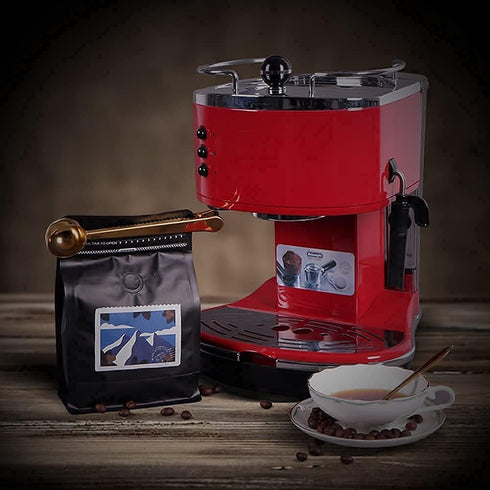 Valve(50pcs,12 oz,3/4 lb) REMTAP Coffee Bags with balck High Barrier Aluminumed Foil Flat Bottom Standing Coffee Beans