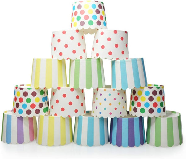 Large Paper Cake Baking Cup, Cupcake Muffin Cases Diameter 6cm, Set of 100