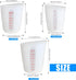 Silicone Measuring Cups (2 Cup + 1 Cup) for Epoxy Resin, Butter, Chocolate, 500/250 ML by ZUYEE