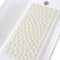 OTHWAY Non-Slip Soft Rubber Bathtub Mat with Strong Suction Cups, Beige