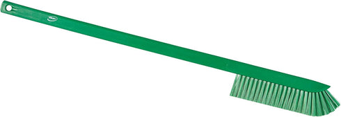 Vikan 41972 Ultra-Slim Cleaning Brush with Long Handle, 23.62" Medium, Green