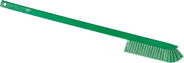 Vikan 41972 Ultra-Slim Cleaning Brush with Long Handle, 23.62" Medium, Green