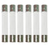 20 Amp Microwave Fuse XFFCSEC 20a Ceramic Fuse, 250V Slow-Blow Compatible Replacement for WB27X10388 (6 PCS)