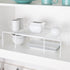 Smart Design Kitchen Storage Expandable Shelf Rack with Scratch Resistant Feet - Steel, for Cabinet & Pantry