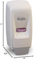 GOJO 800 800 mL (Pack 1) 9034-12 Series Bag-in-Box Push-Style Lotion/Shower Soap Dispenser, White, for Soap Refills