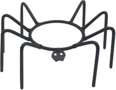 Handcrafted Metal Spider Fall Decoration for Pumpkin and Mum Displays