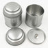 Lawei 9 Pack Tea Tins Canister - 8 OZ Round Tin Can Box with Airtight Double Lids for Storage Tea, Coffee, Sugar,