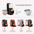 Nes presso Vertuo Pods Upgrade Version for Vertuo Next Coffee Brewer, 230 ML Crema Coffee, 2 Capsules, 1 Tamper