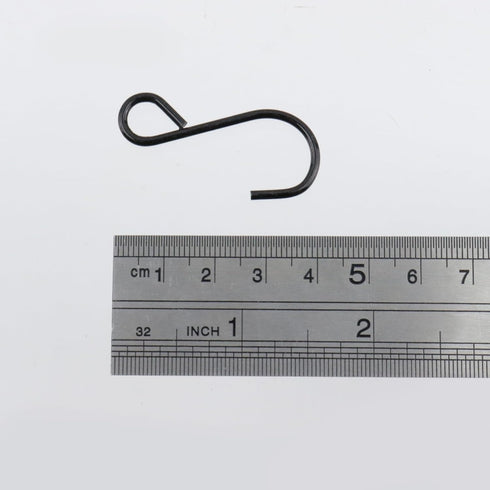 T Tulead 30PCS S-Hooks, Small Metal Hanging Hooks 1.6" Black for Bedroom, Bathroom, Kitchen, Office