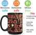 FALJIOK Novelty Library Bookshelf Coffee Mug Gifts for Book Lovers Readers Bookish Writer, Bookish Coffee Mug, Library