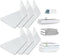 Jetec 6 Pieces Invisible Floating Bookshelf for Wall Mount Iron Floating Book