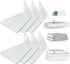 Jetec 6 Pieces Invisible Floating Bookshelf for Wall Mount Iron Floating Book