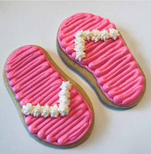Flip Flop Summer Beach Cookie Cutter, 4.25" Made in USA by Ann Clark