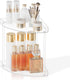 Counter Countertop 2 Bathroom Organizer Tier Storage Acrylic Corner Makeup Organizer for Makeup, Perfume, Vanity, Spice