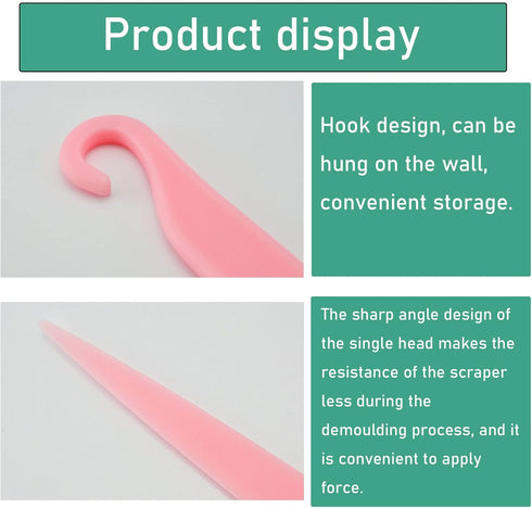 4 Pack Cake Stripping Knife Scraper, Cookie Demoulding Knives for DIY Baking and Kitchen Gadgets