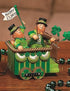 3 Set Fun Express Leprechaun Blarney Express Tabletop Train - St. Patrick's Day Home Decor - Piece - Green