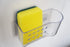 AMUONTY Sponge Holder for Kitchen Sink, Plastic Suction Organizer for Brush and Sponge (5.7" x 2.4" x 3.1")