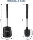 SetSail Premium Toilet Bowl Brush and Holder | 2 Pack Automatic Toilet Brushes for Bathroom Cleaning