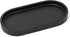 Matte Black Round Soap Dispenser Tray, 8” Organizer Plate for Bathrooms and Kitchens, Holds 2 Dispensers