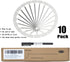 12.75 2.5 in*1.25 10-Pack Stainless Steel Plant Labels,Metal Waterproof Plant Markers, Height in, Label Area
