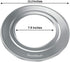 Bamboo Steamer Ring Adapter for 8" to 13" Bamboo Steamer Basket, Stainless Steel Steaming Ring for Dumplings and Veggies