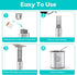 CASABREWS Portable Coffee Maker, 2 in 1 Small Travel Machine for K Cup Pod or Ground Coffee, Quick Press Kit with