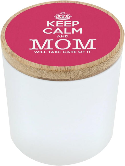 ThisWear for Mom Gift Seal Pot Decorative Jar - Keep Calm and Mom Will Take Care of It Decor