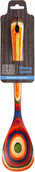 Totally Bamboo Baltique Marrakesh Collection 12-1/2" Wooden Cooking Spoon, Safe for Nonstick Cookware