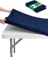 KeyWave Fitted Card Table Covers - Spandex Outdoor Water-Resistant Square Tablecloth with