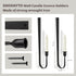 SHOHAYTO Set 2, Black Wall Candle Holder of Metal Wall Mount Candle Sconces Holder, Modern Wall Decoration for Living