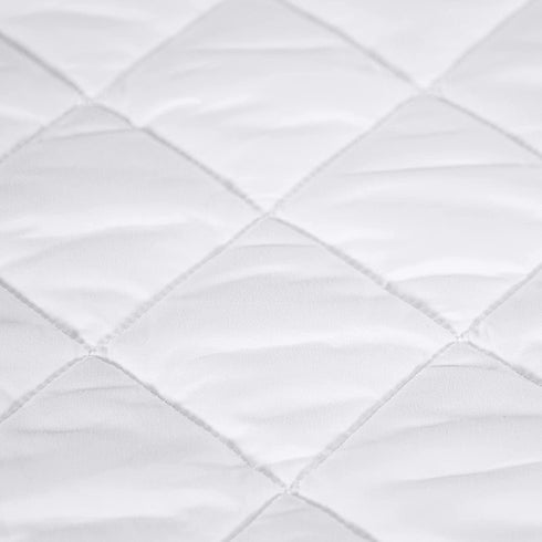 SERTA Power Clean Triple Action Quilted Mattress Pad Protector - Waterproof, Moisture Wicking, 15" Deep Pocket