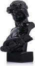 LCCCK 6" H Black Greek Mythology Bust Statue, Resin Aphrodite Sculpture for Coquette Room Decor