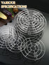 Round Cooling Racks Dia 11" for Cooking & Baking, 304 Stainless Steel Steamer Rack for Air Fryer, Cake Pans