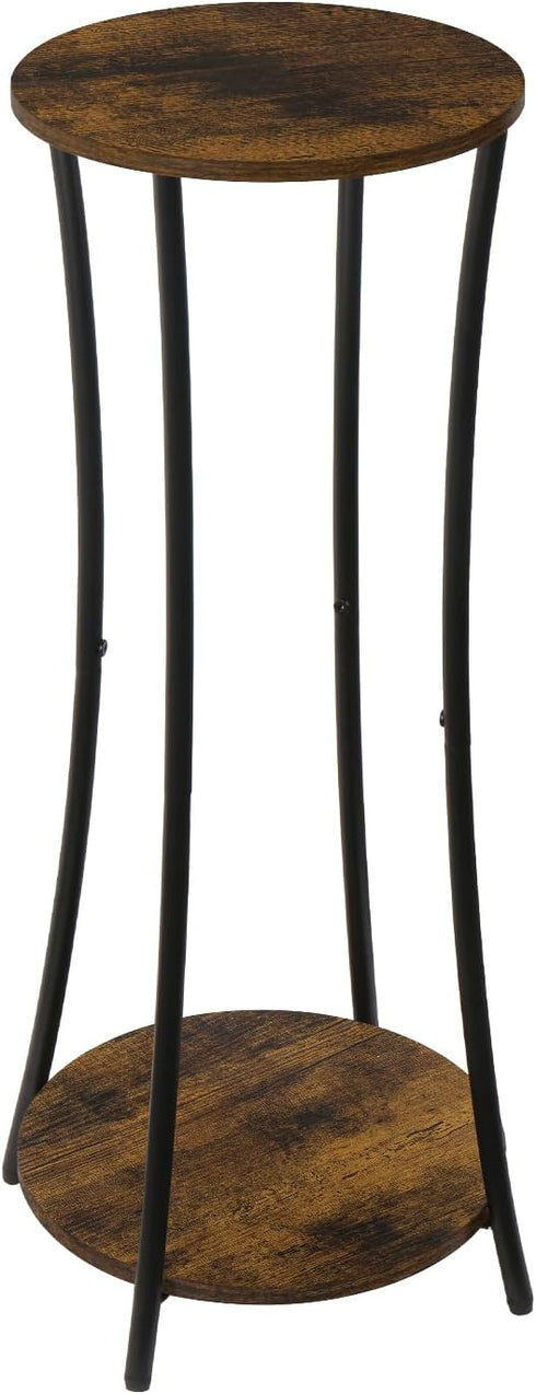 Indoor,2 YINMIT Plant Stand Tier Round Potted Holder Rack,Flower Pot Stand Shelf,Round Supports Rack,Corner Plant Shelf