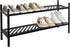 Shoe Rack - Metal Shoe Organizer 2 Tier Shoes Shelf Storage, 35