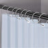 24 Pack Rust Proof Shower Curtain Rings, Circular Decorative Hooks for Bathroom, Metal Rings for Shower Curtain (Chrome)