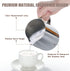 Milk Frothing Pitcher, Thicker Version 20oz Stainless Steel Steaming Pitchers, Barista Tools with Decorating Pen