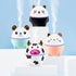 Cute Pet Humidifier, Moisturizing Soft Mist Mini Desktop Humidifier with 230ml Water Tank for Bedroom (Cow)