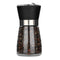 Manual Refillable Pepper Grinder - 6 Oz Glass Grinders for Pepper, Salt & Spices, Adjustable Rotor with 5 Settings
