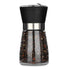 Manual Refillable Pepper Grinder - 6 Oz Glass Grinders for Pepper, Salt & Spices, Adjustable Rotor with 5 Settings