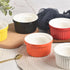 homEdge Porcelain Ramekins Set, 240 ml / 8 Fl Ounces Ice Cream Bowl, Creme Brûlée Ramekins Soufflé Cup for Baking, Set of 6 Yellow by homEdge