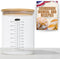 Yayacol 50oz Sourdough Starter Jar Glass with Recipes, Sourdough Starter Kit, Large Capacity