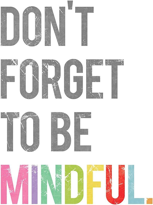 Don't Forget Mini Collection Wall Art Prints, 11x14 Inch, Kid's Room Decor, Motivational Typography, Gender Neutral
