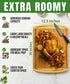 18" Greener Chef Luxury Bamboo Cutting Board (Extra Large) with Vertical Grain Strength Technology - Non Toxic