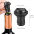 Wine Saver Vacuum Stoppers, Set of 6 Rubber Stoppers for Wine Preservation