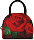 Red Rose Lunch Bag Tote for Women, Insulated Lunch Container