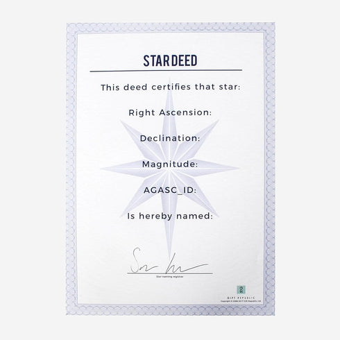 Gift Republic Name a Star Gift Box