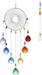 Colorful Crystals Sun Catcher Hanging Suncatchers Chandelier Lamps Light Pendant Prisms Hanging